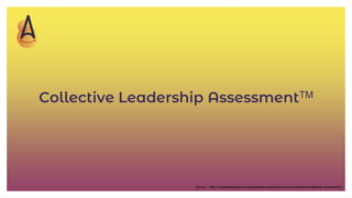 Collective Leadership AssessmentTM
Source : https://leadershipcircle.com/leadership-assessment-tools/collective-leadership-assessment/
 