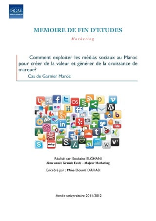 Comment exploiter les médias sociaux au maroc pour créer de la valeur et générer de la croissance de