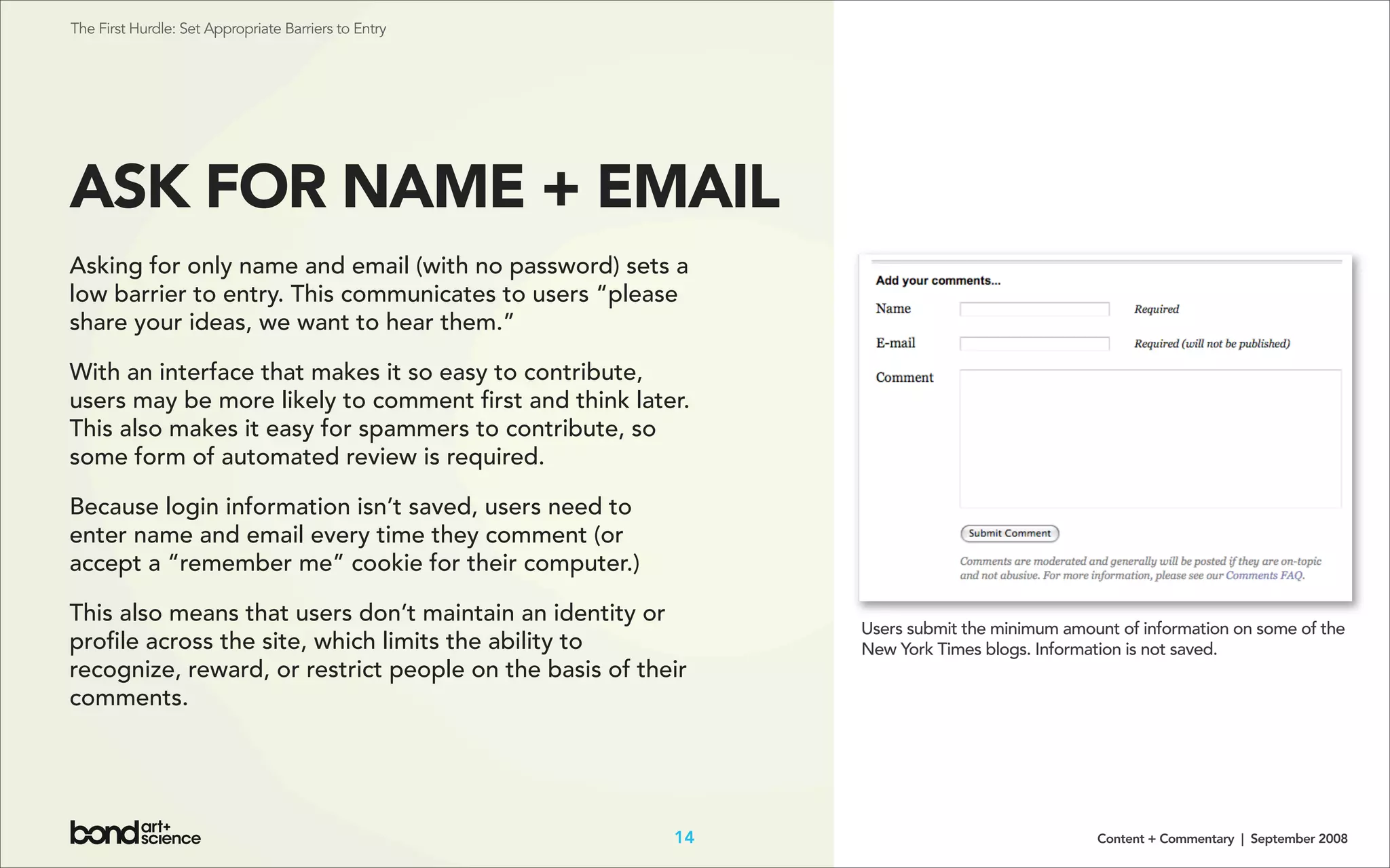Content + Commentary: How Media Brands Invite, Manage, and Benefit From
User Commenting and Participation Online