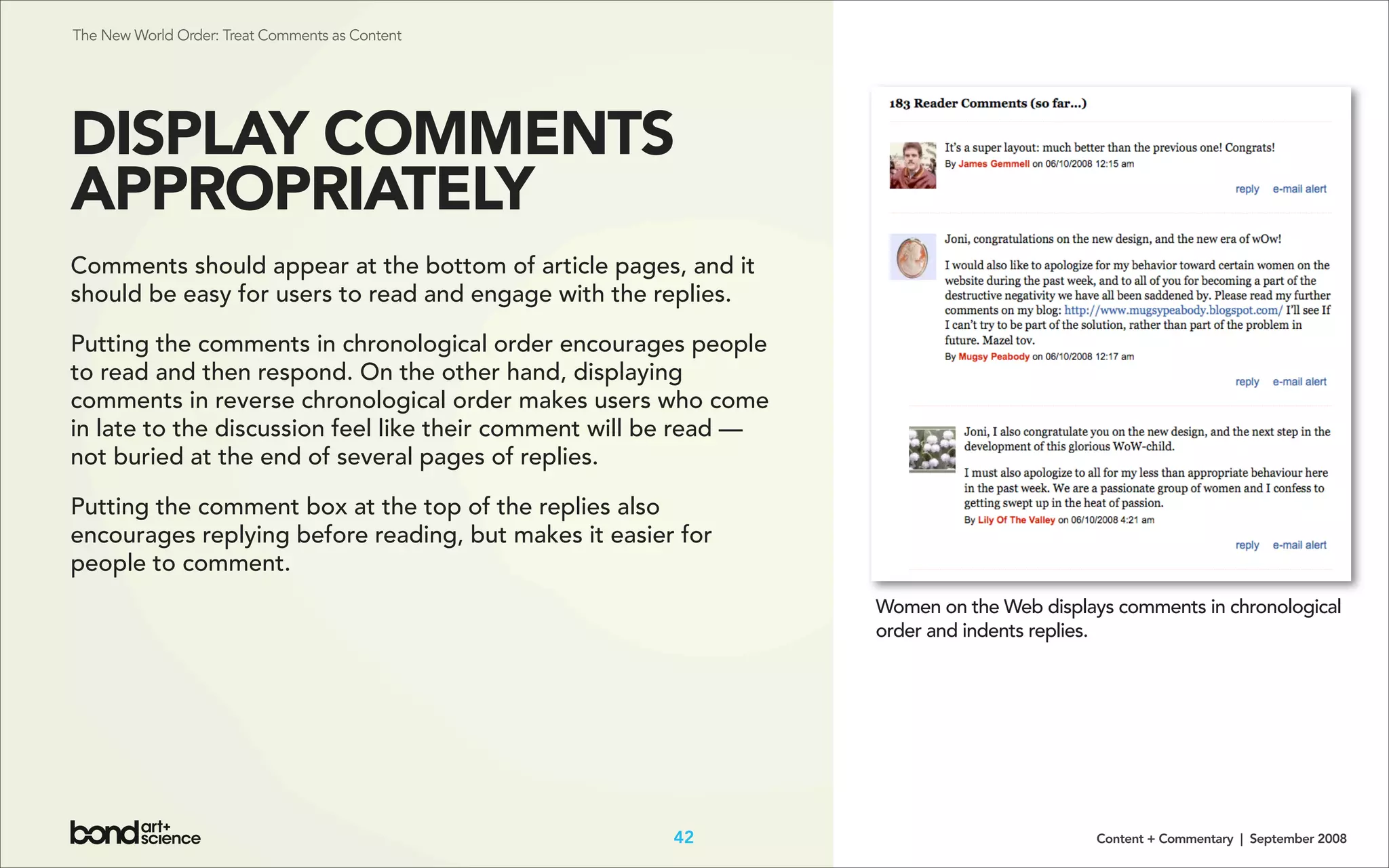 Content + Commentary: How Media Brands Invite, Manage, and Benefit From
User Commenting and Participation Online