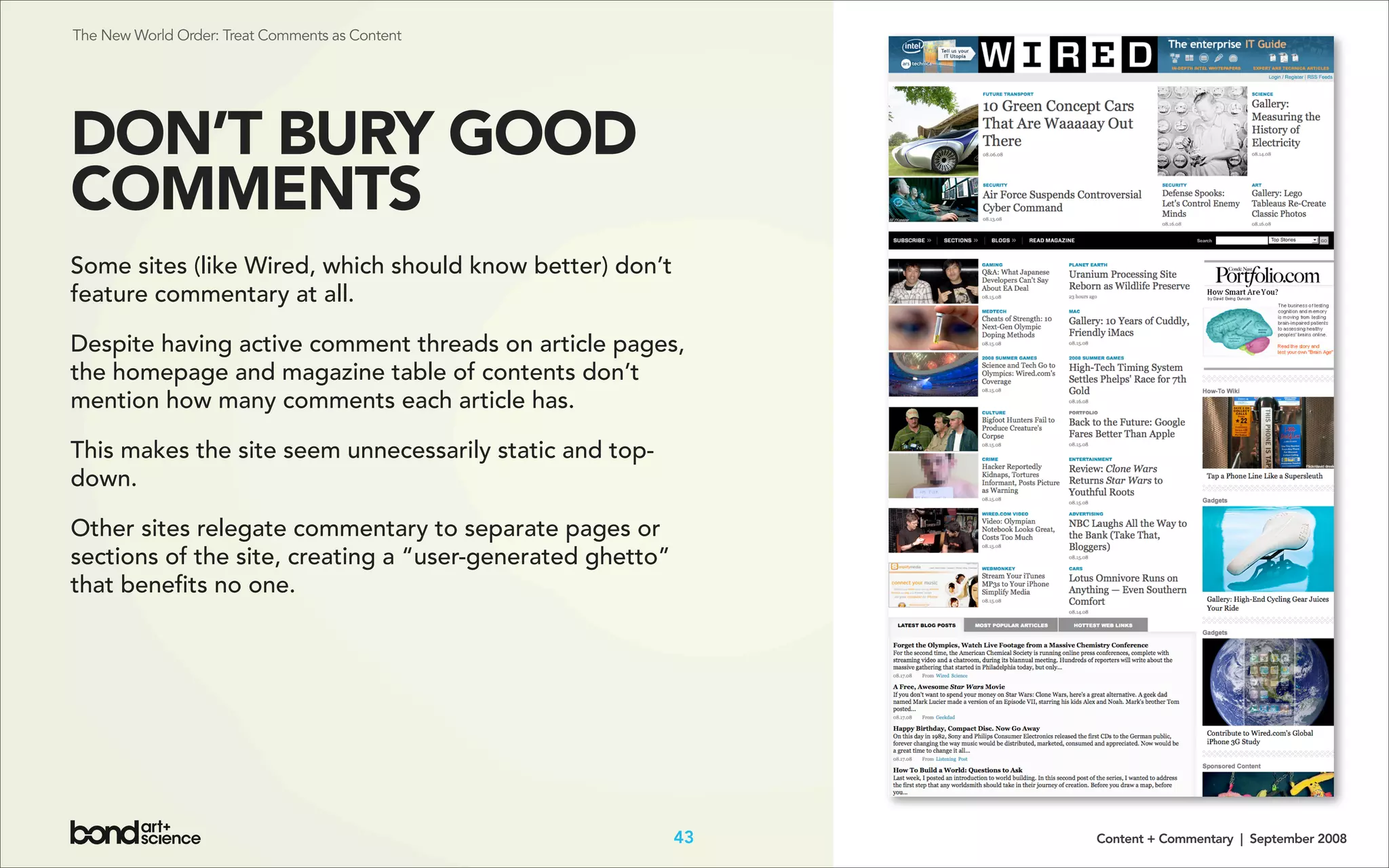 Content + Commentary: How Media Brands Invite, Manage, and Benefit From
User Commenting and Participation Online