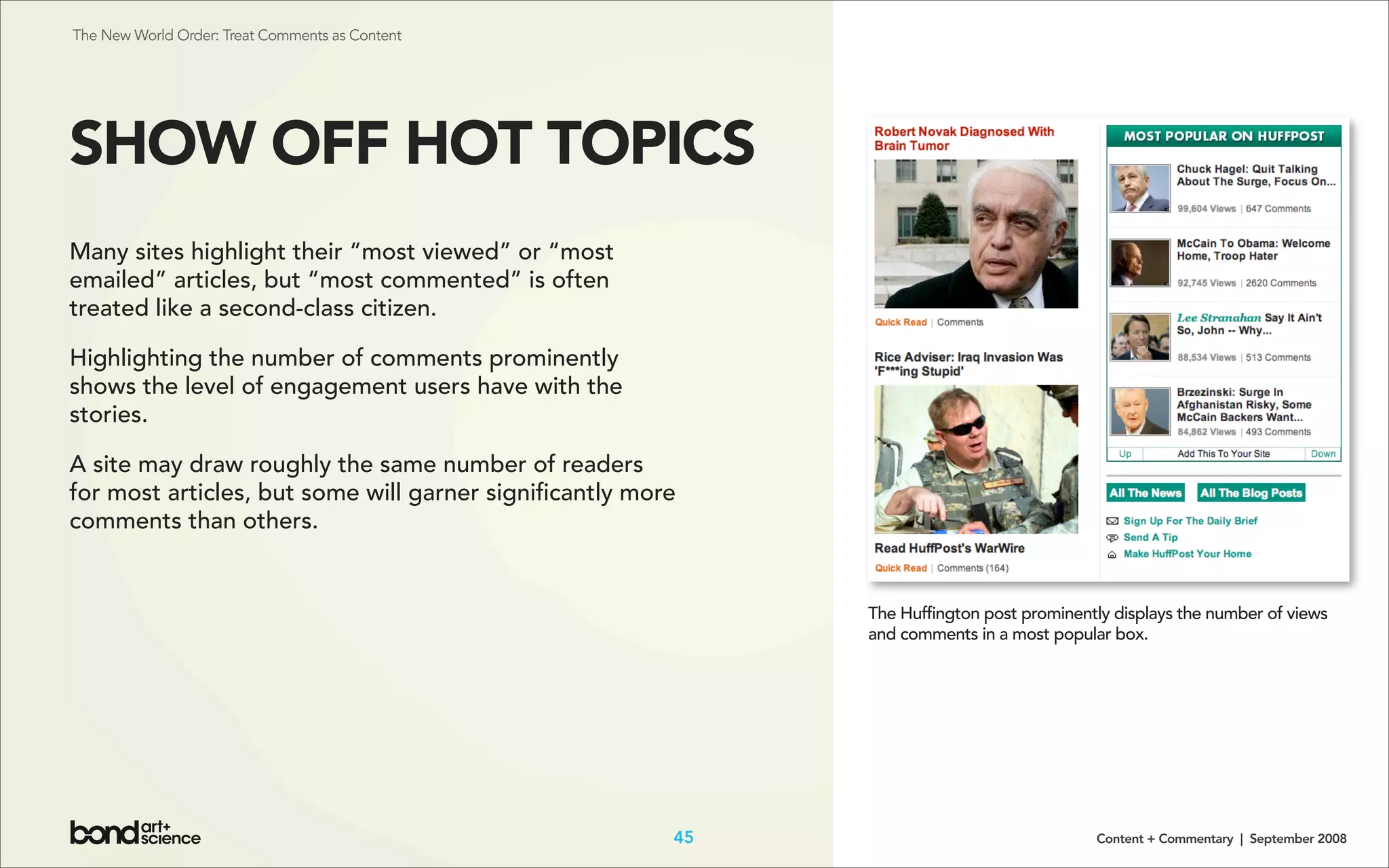 Content + Commentary: How Media Brands Invite, Manage, and Benefit From
User Commenting and Participation Online