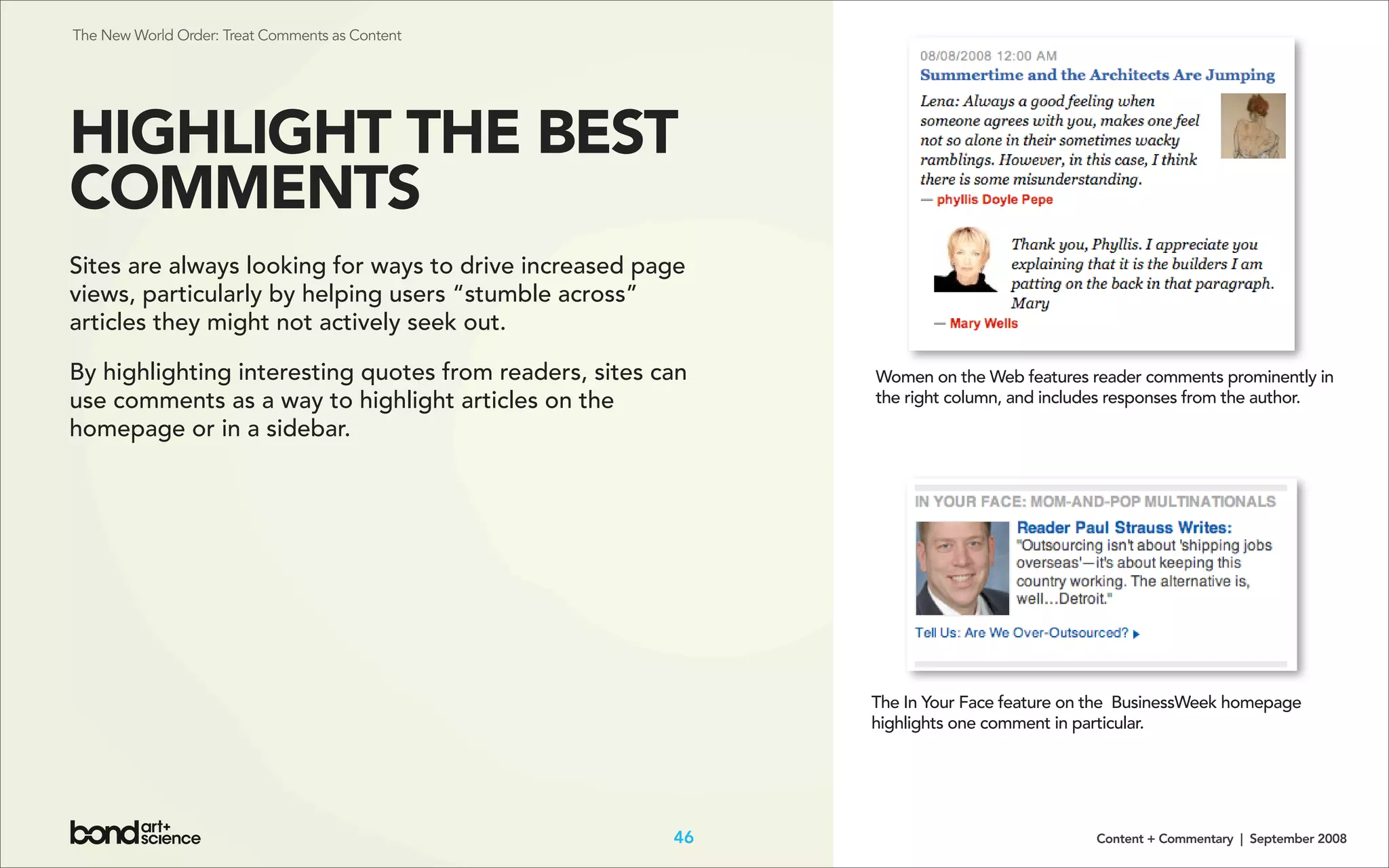 Content + Commentary: How Media Brands Invite, Manage, and Benefit From
User Commenting and Participation Online