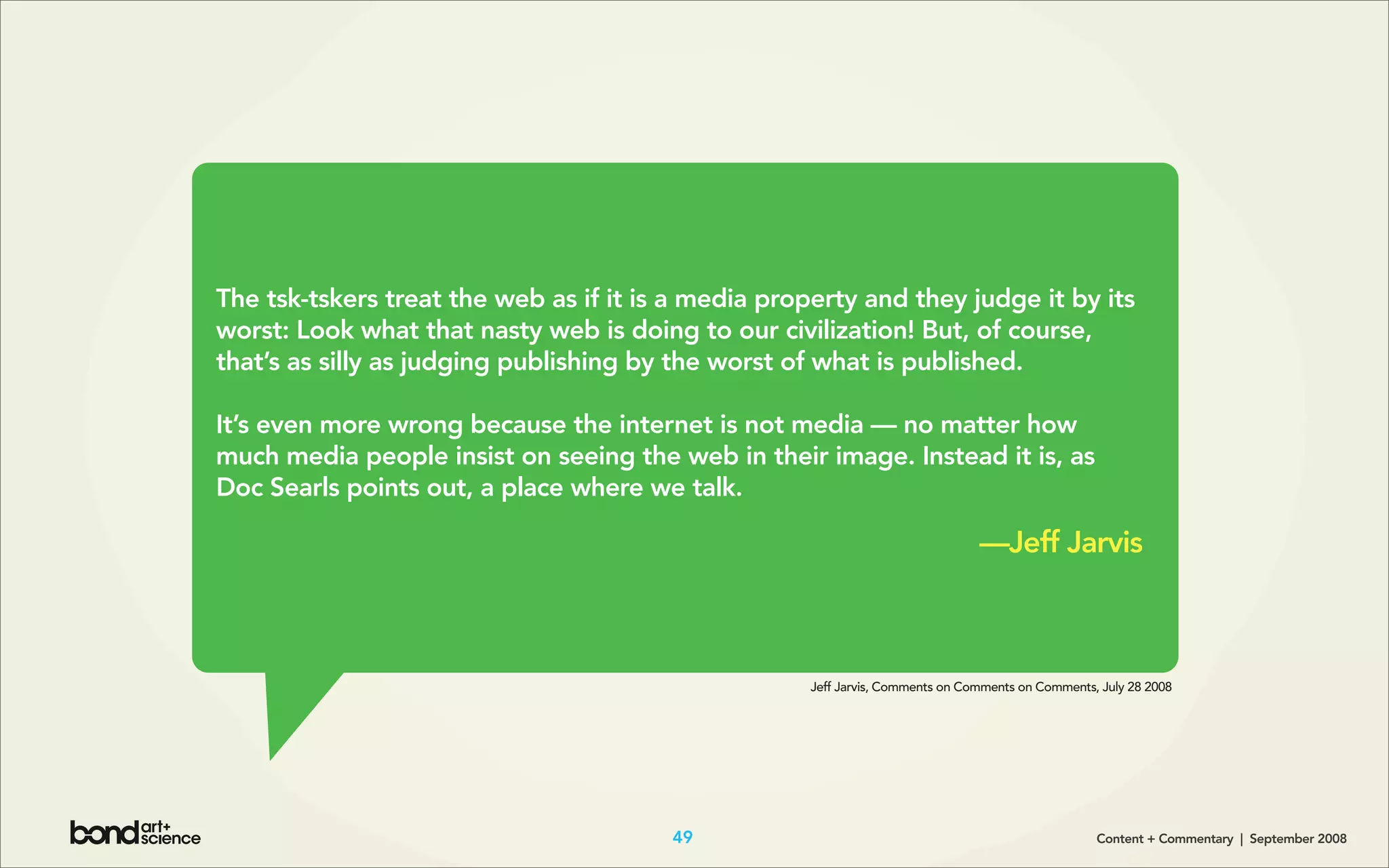 Content + Commentary: How Media Brands Invite, Manage, and Benefit From
User Commenting and Participation Online