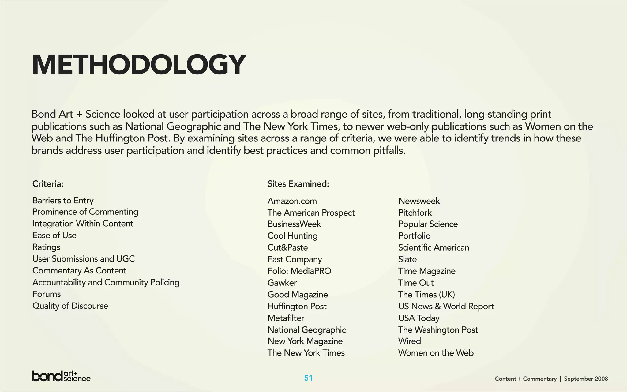 Content + Commentary: How Media Brands Invite, Manage, and Benefit From
User Commenting and Participation Online