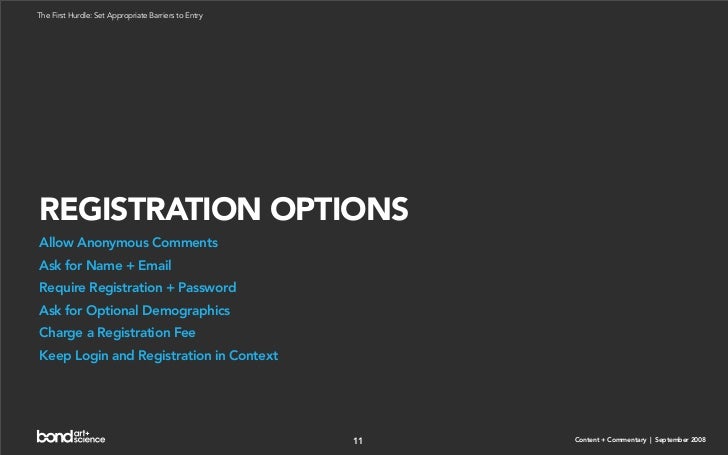 Content + Commentary: How Media Brands Invite, Manage, and Benefit From  User Commenting and Participation Online Slide 11