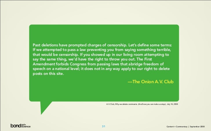 Content + Commentary: How Media Brands Invite, Manage, and Benefit From  User Commenting and Participation Online Slide 31