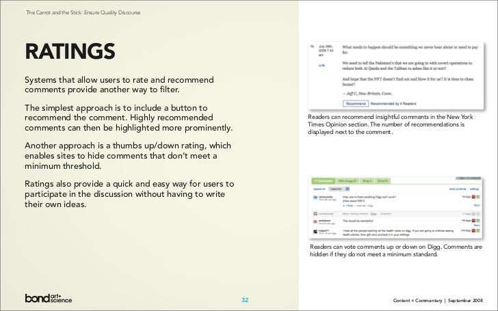Content + Commentary: How Media Brands Invite, Manage, and Benefit From  User Commenting and Participation Online Slide 32