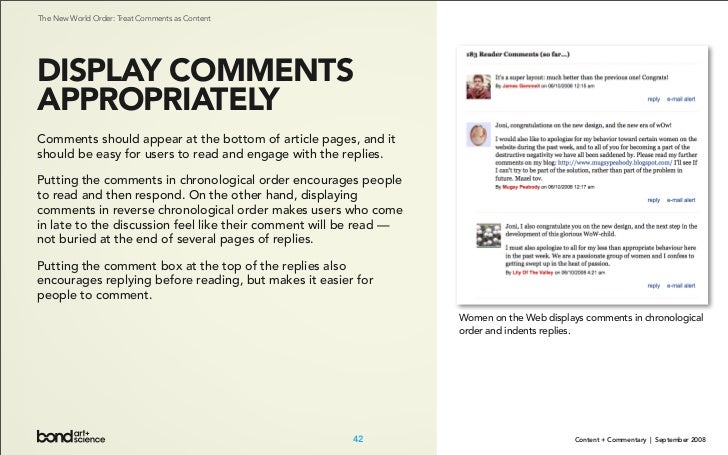 Content + Commentary: How Media Brands Invite, Manage, and Benefit From  User Commenting and Participation Online Slide 42
