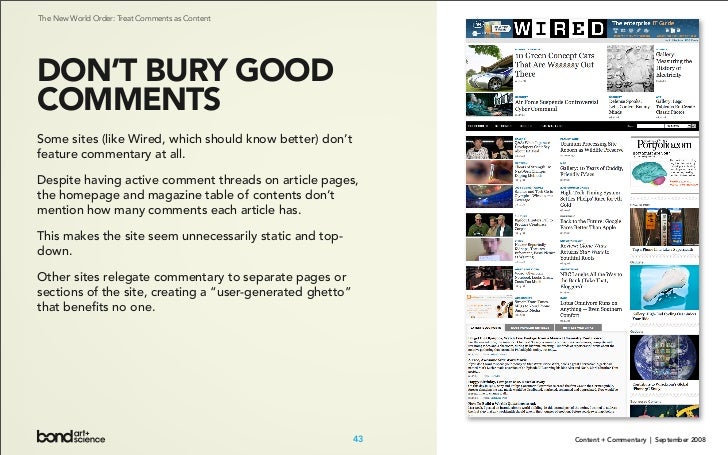 Content + Commentary: How Media Brands Invite, Manage, and Benefit From  User Commenting and Participation Online Slide 43