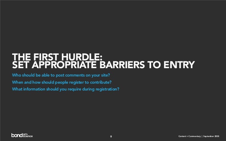 Content + Commentary: How Media Brands Invite, Manage, and Benefit From  User Commenting and Participation Online Slide 9