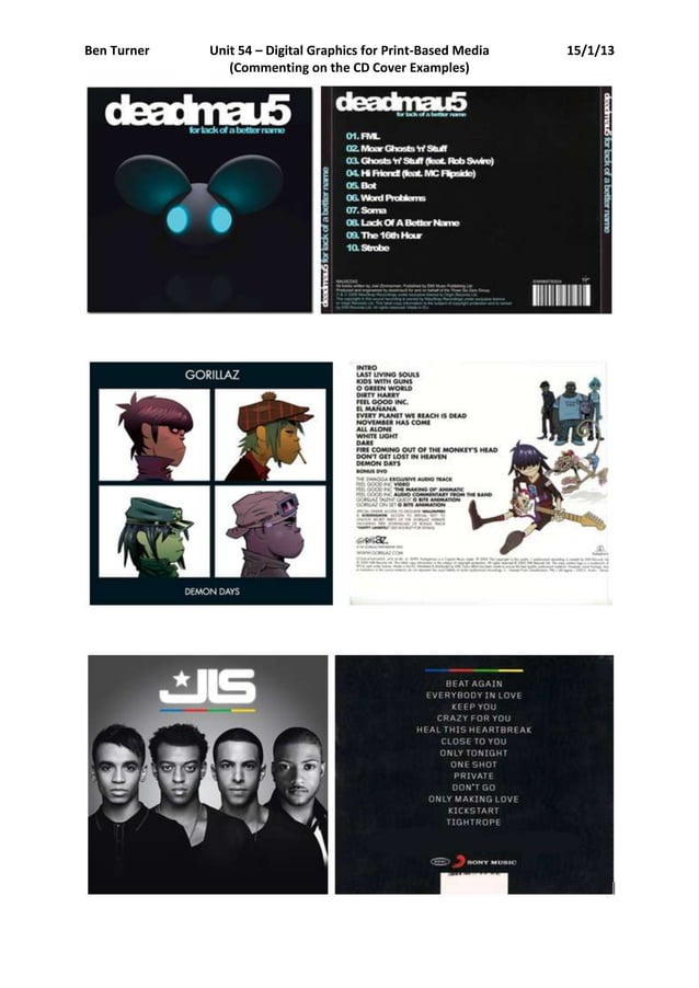 Commenting On The Cd Cover Examples PDF Free Download