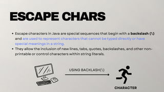 Understanding Java Fundamentals: Keywords, Comments, and Escape ...