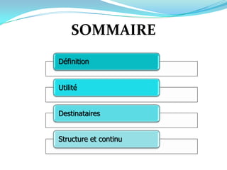 SOMMAIRE<br />