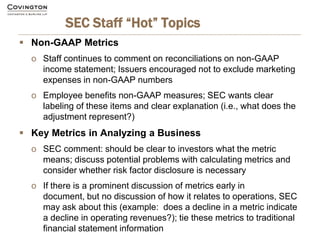 SEC Comment Letter Trends | PPTX