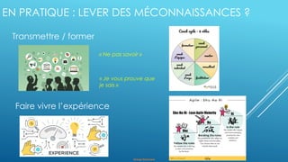 Orange Restricted
EN PRATIQUE : LEVER DES MÉCONNAISSANCES ?
« Ne pas savoir »
« Je vous prouve que
je sais »
Transmettre / former
Faire vivre l’expérience
 