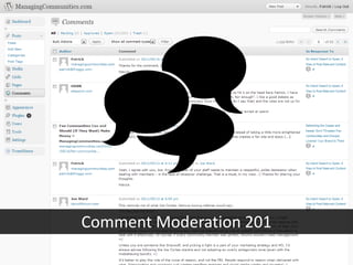 _ Comment Moderation 201 