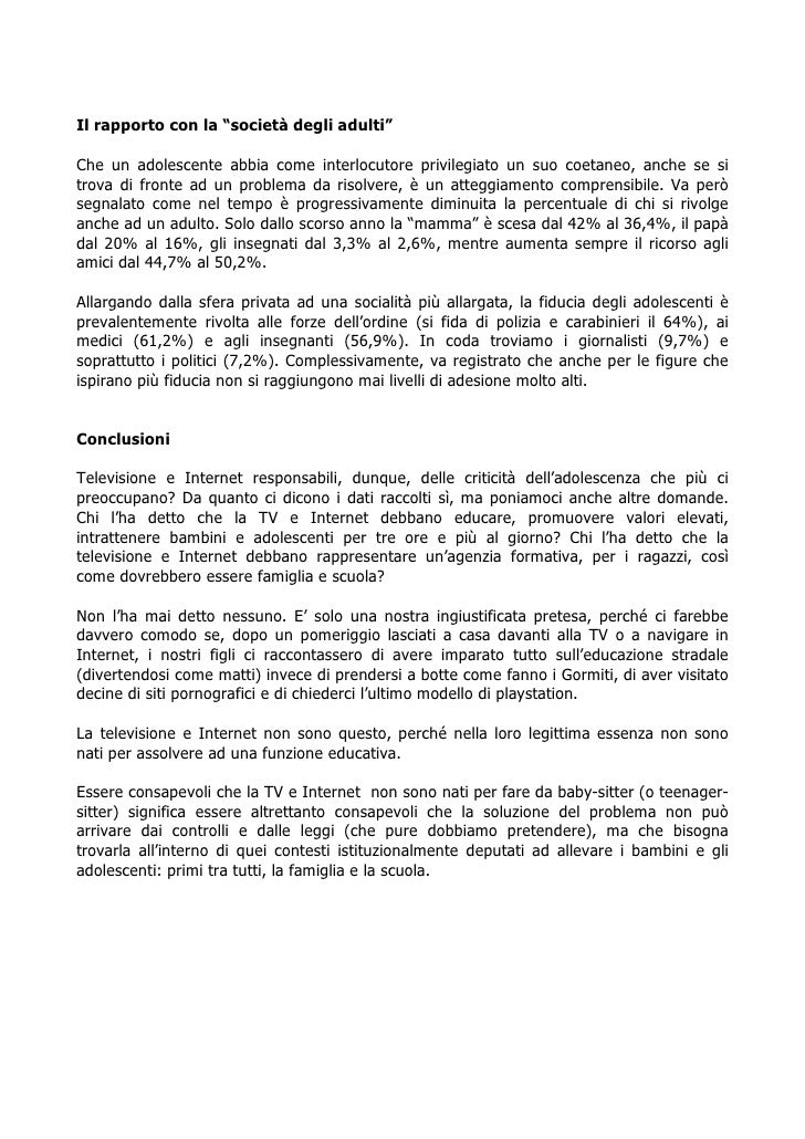 La Societa Degli Adolescienti La Generazione Dell Eccesso M Tucci