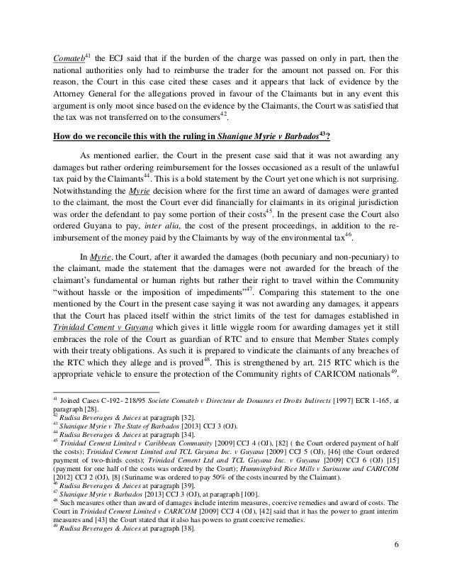 Comment on Rudisa Beverages & Juices n.v. Caribbean International Dis…