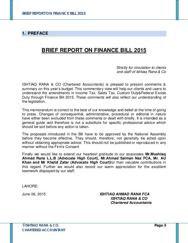budget summary