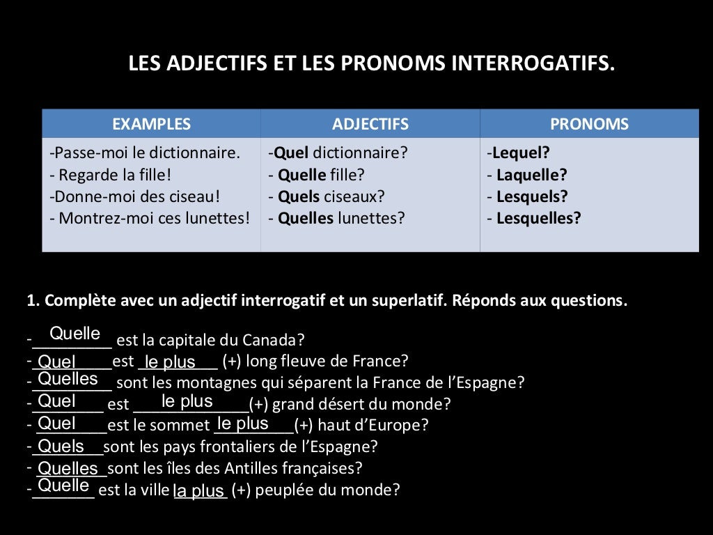 Comment poser des questions