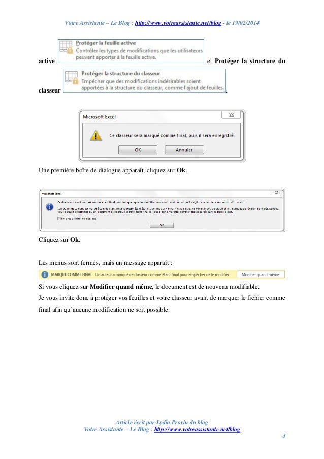 Comment Proteger Un Fichier Excel