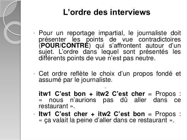 Comment Réaliser un Reportage Télévisé