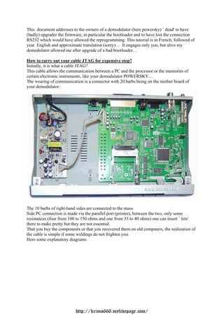 Comment Realiser Cable Jtag | PDF