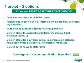 Focus sur la signature électroniqueLa dernière étape concernant la bascule sur les nouveaux protocoles sera lancée sur ce trimestre Q4 2010 (EBICS TS / Signature Swift)Il existe 2 catégories d’acteurs :