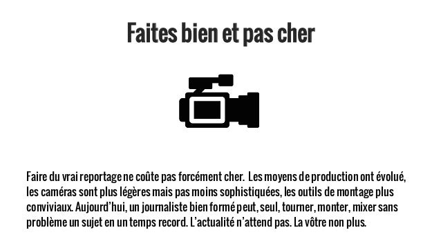 Comment réussir ses reportages videos