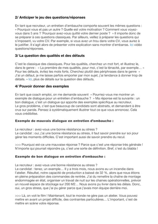 Comment réussir son entretien d'embauche PDF