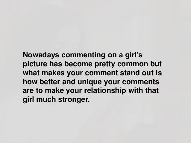 Comments For Girls Photo