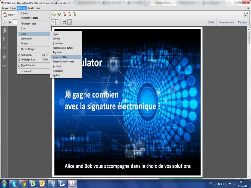 Comment signer un document pdf