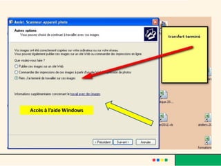 Accès à l’aide Windows
 