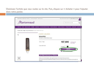code promotionnel marionnaud