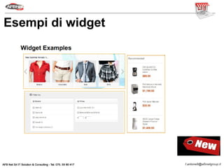 Esempi di widget
 