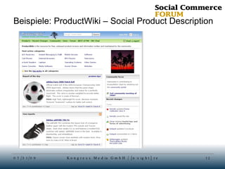 Beispiele: ProductWiki – Social Product Description 