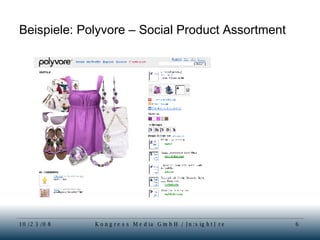 Beispiele: Polyvore – Social Product Assortment 