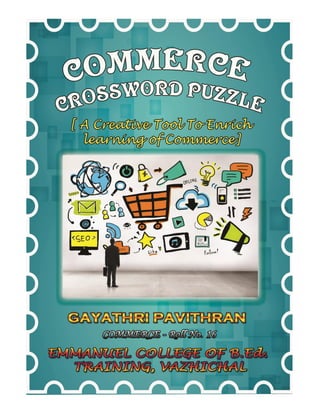 Commerce crossword puzzle