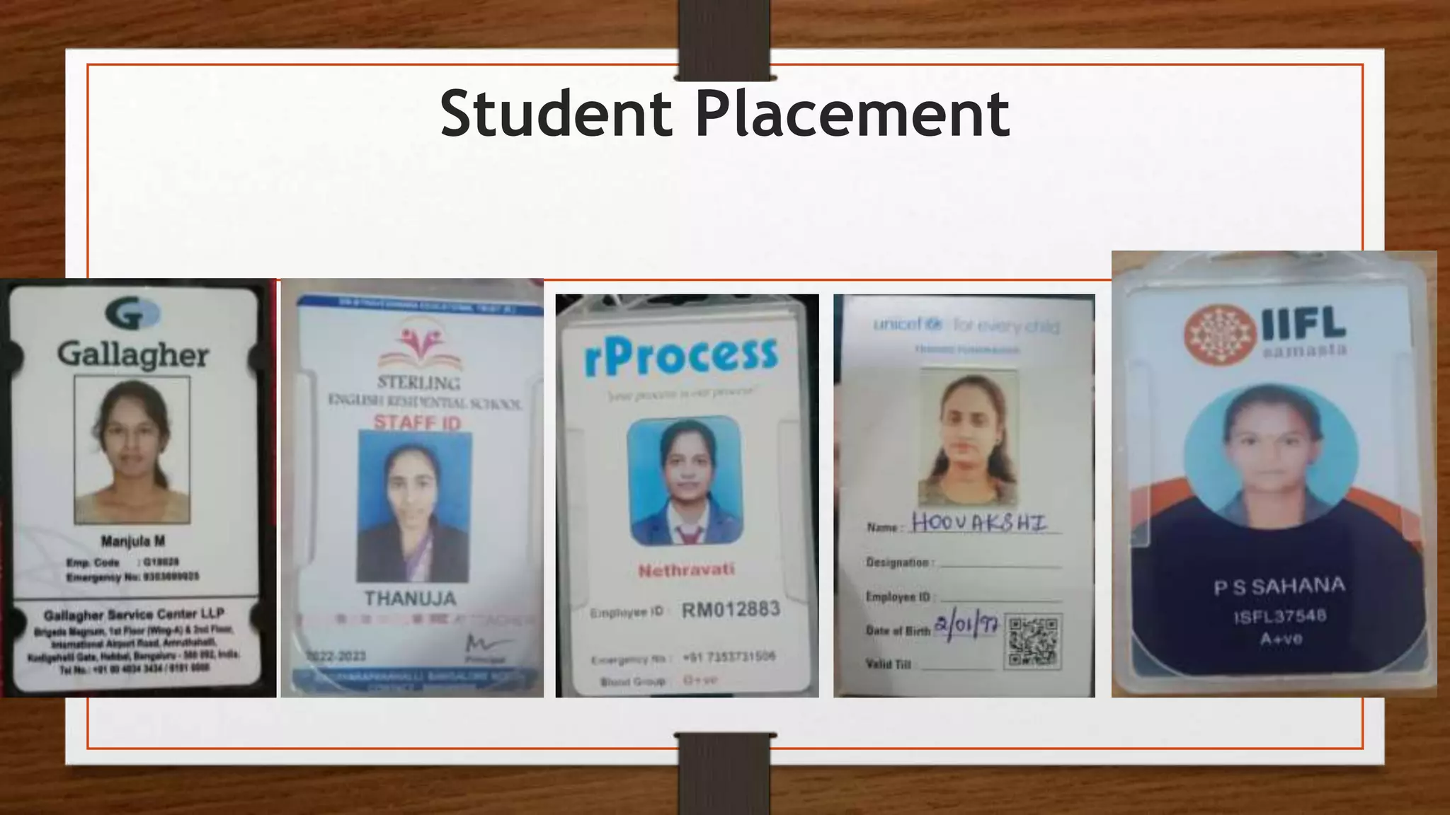 Student Placement
 