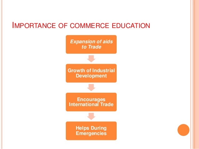 OPPORTUNITIES IN COMMERCE EDUCATION
