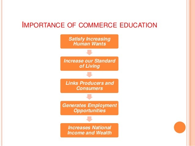 OPPORTUNITIES IN COMMERCE EDUCATION
