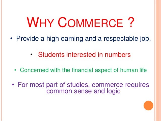 ppt on commerce education