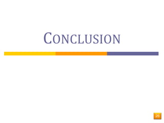 CONCLUSION 
26 
 