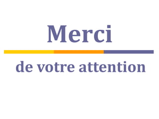 Merci 
de votre attention 
