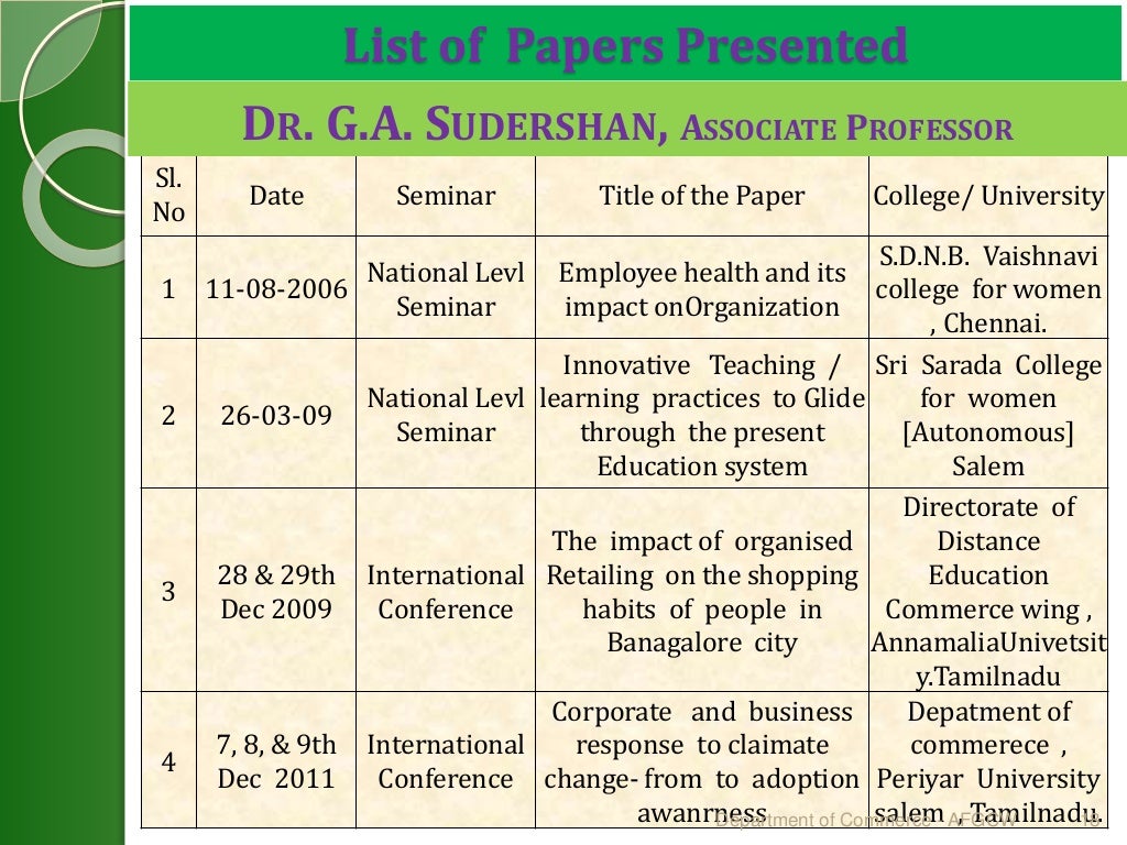 Department of Commerce ppt for naac peer team visit on 4th6th april…