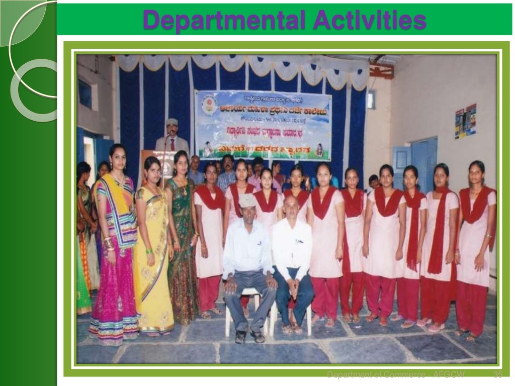 Department of Commerce ppt for naac peer team visit on 4th6th april…