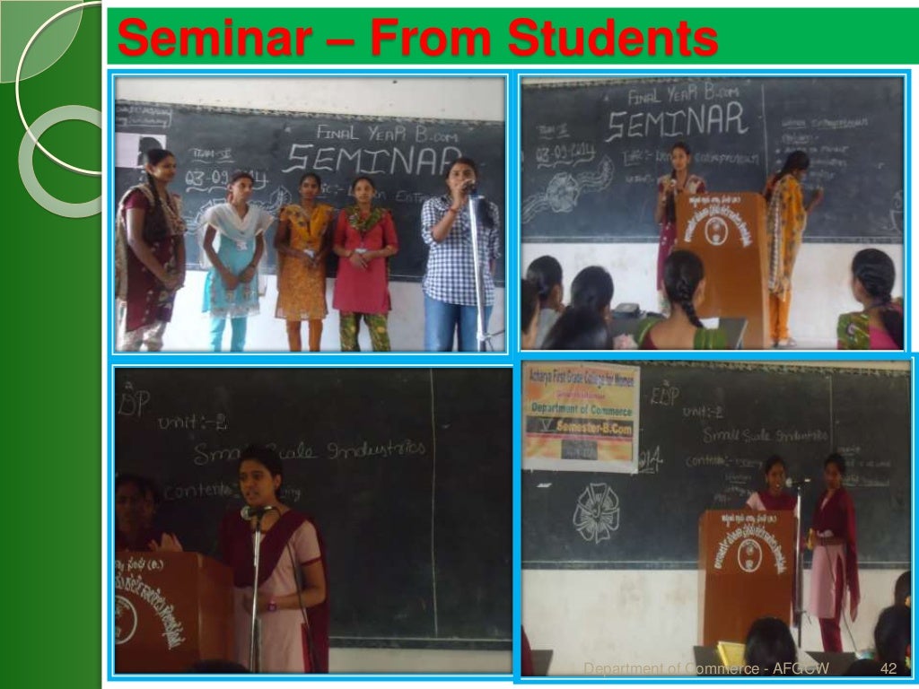 Department of Commerce ppt for naac peer team visit on 4th6th april…