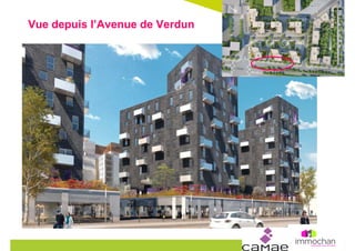 Vue depuis l’Avenue de Verdun
 