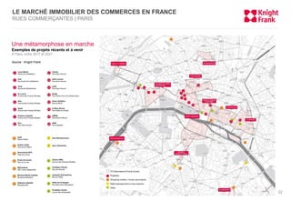 Une métamorphose en marche
Exemples de projets récents et à venir
À Paris, entre 2017 et 2021
Source : Knight Frank
LE MAR...